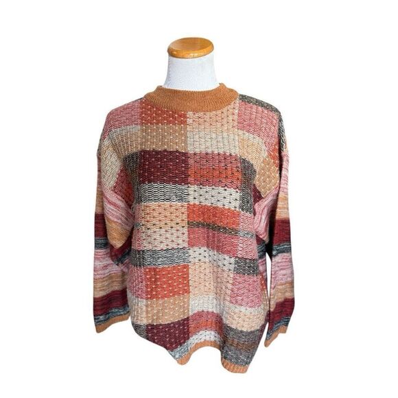 Womens Extra Touch International Vintage Y2K Retro Woven Sweater - Sz 3X - Picture 1 of 2